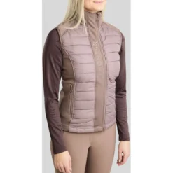 Montar Bodywarmer Emma Quilt Nougat Brown