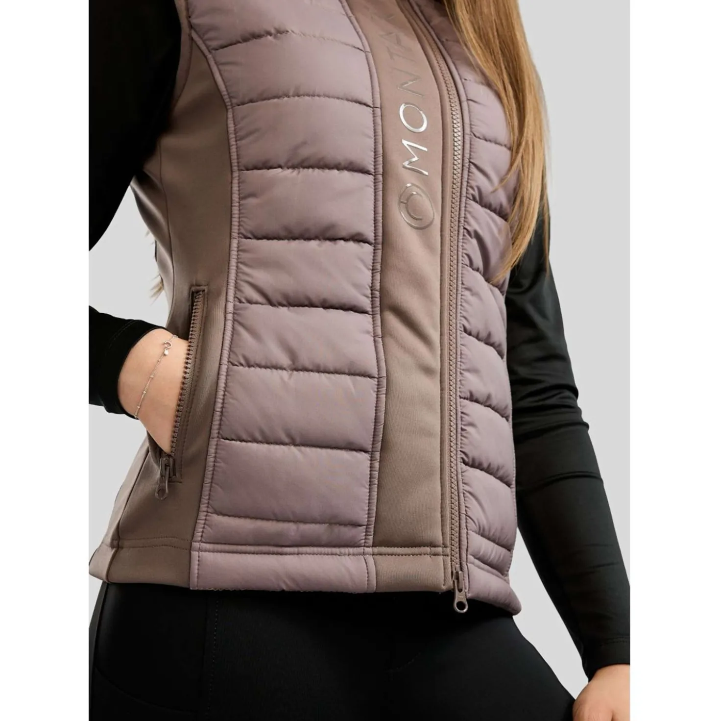 Montar Bodywarmer Emma Quilt Kids Nougat Brown