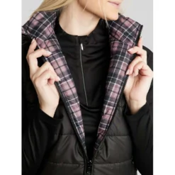 Montar Bodywarmer MoCheri Reversible Black Peony