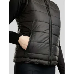 Montar Bodywarmer MoCheri Reversible Black Peony