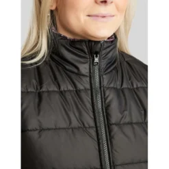 Montar Bodywarmer MoCheri Reversible Black Peony