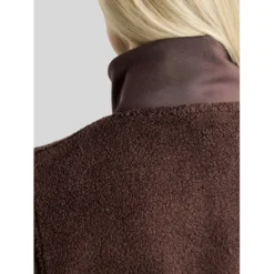 Montar Bodywarmer MoEbba Teddy Pile Golden Quartz Black Peony