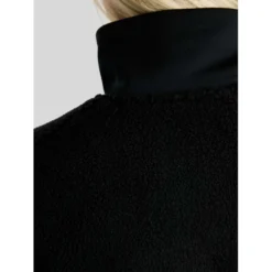 Montar Bodywarmer MoEbba Teddy Pile Golden Quartz Zwart