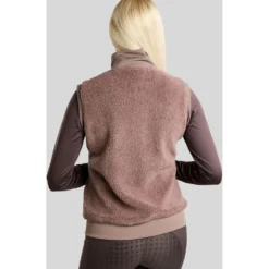 Montar Bodywarmer MoEbba Teddy Pile Golden Quartz Nougat Brown