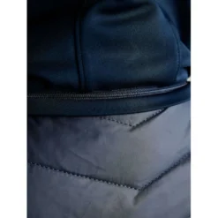 Montar Bodywarmer MoEverline Hybrid Detachable Hood Golden Quartz Crystals Navy