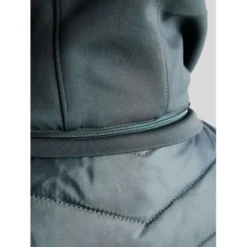 Montar Bodywarmer MoEverline Hybrid Detachable Hood Golden Quartz Crystals Dark Slate