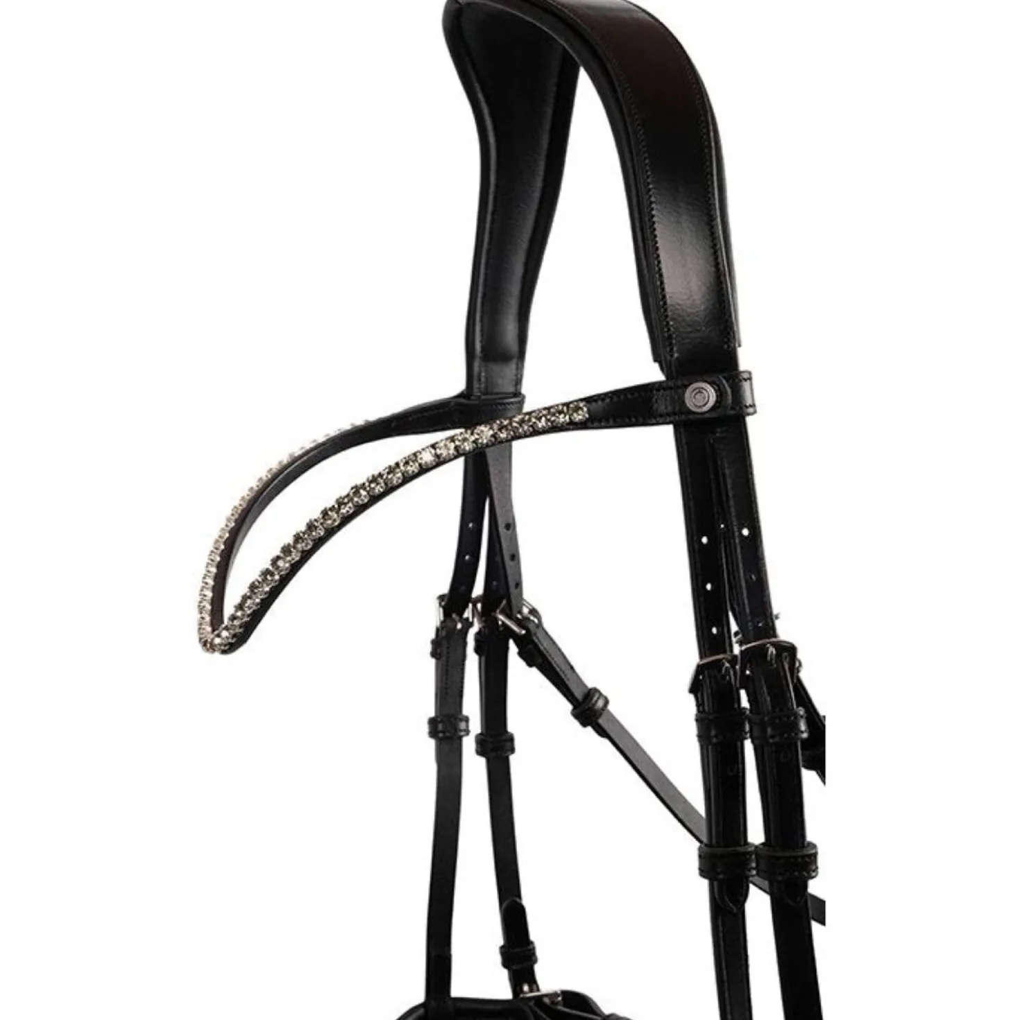 Montar Frontriem Fair Crystal Curved Grijs/Zwart