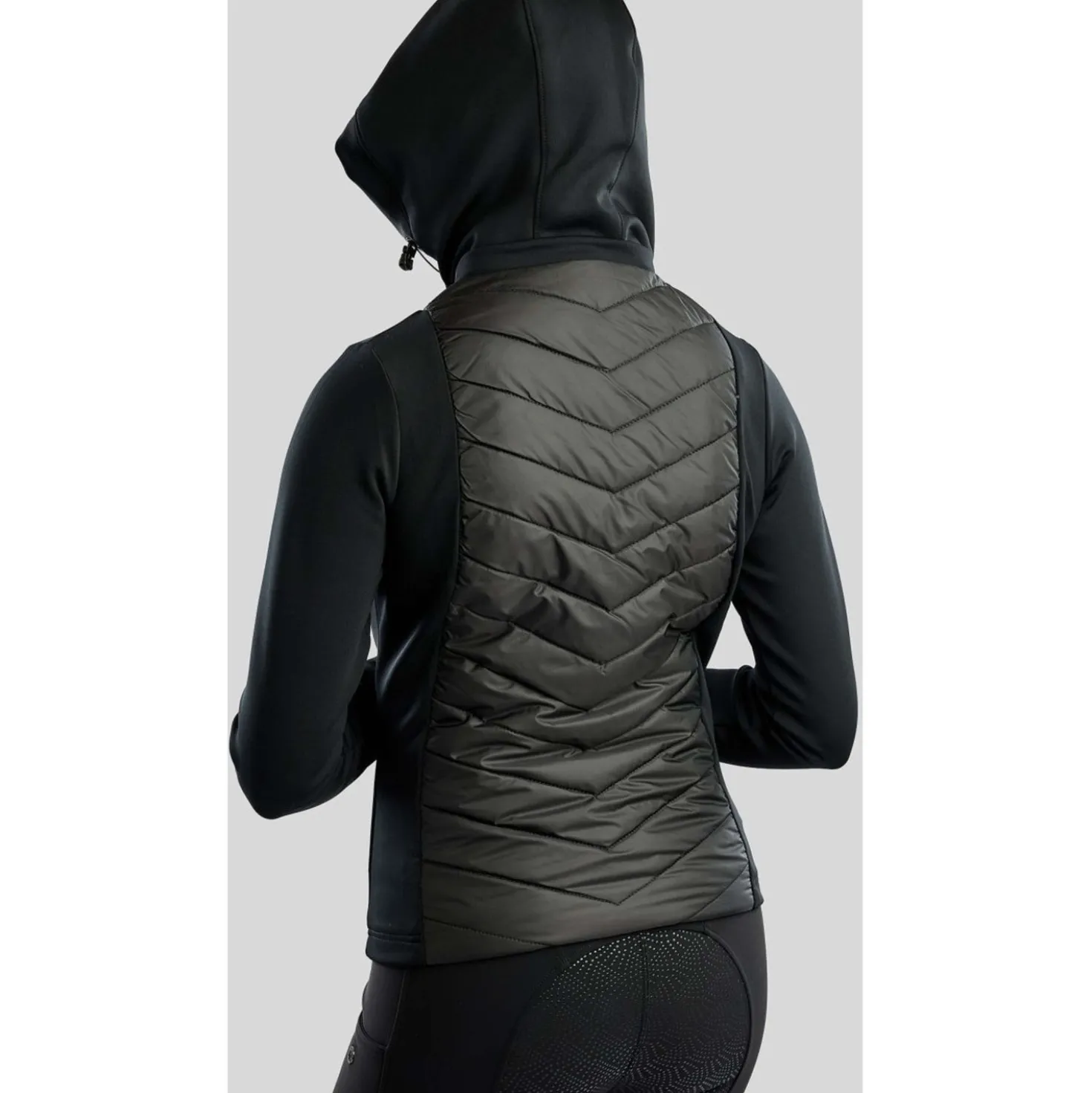 Montar Jack MoEverline Hybrid Detachable Hood Golden Quartz Crystals Zwart