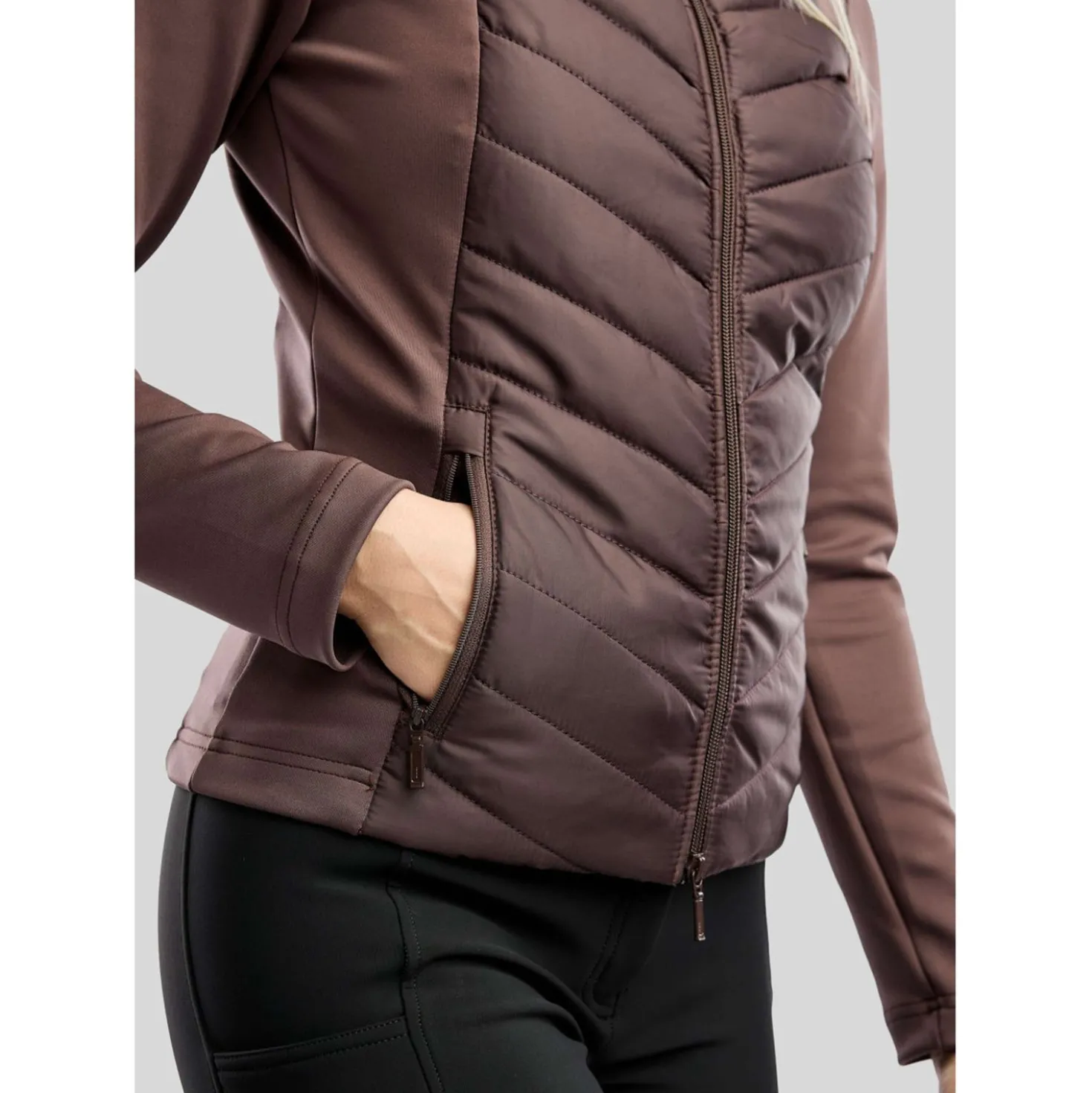 Montar Jack MoEverline Hybrid Detachable Hood Golden Quartz Crystals Black Peony