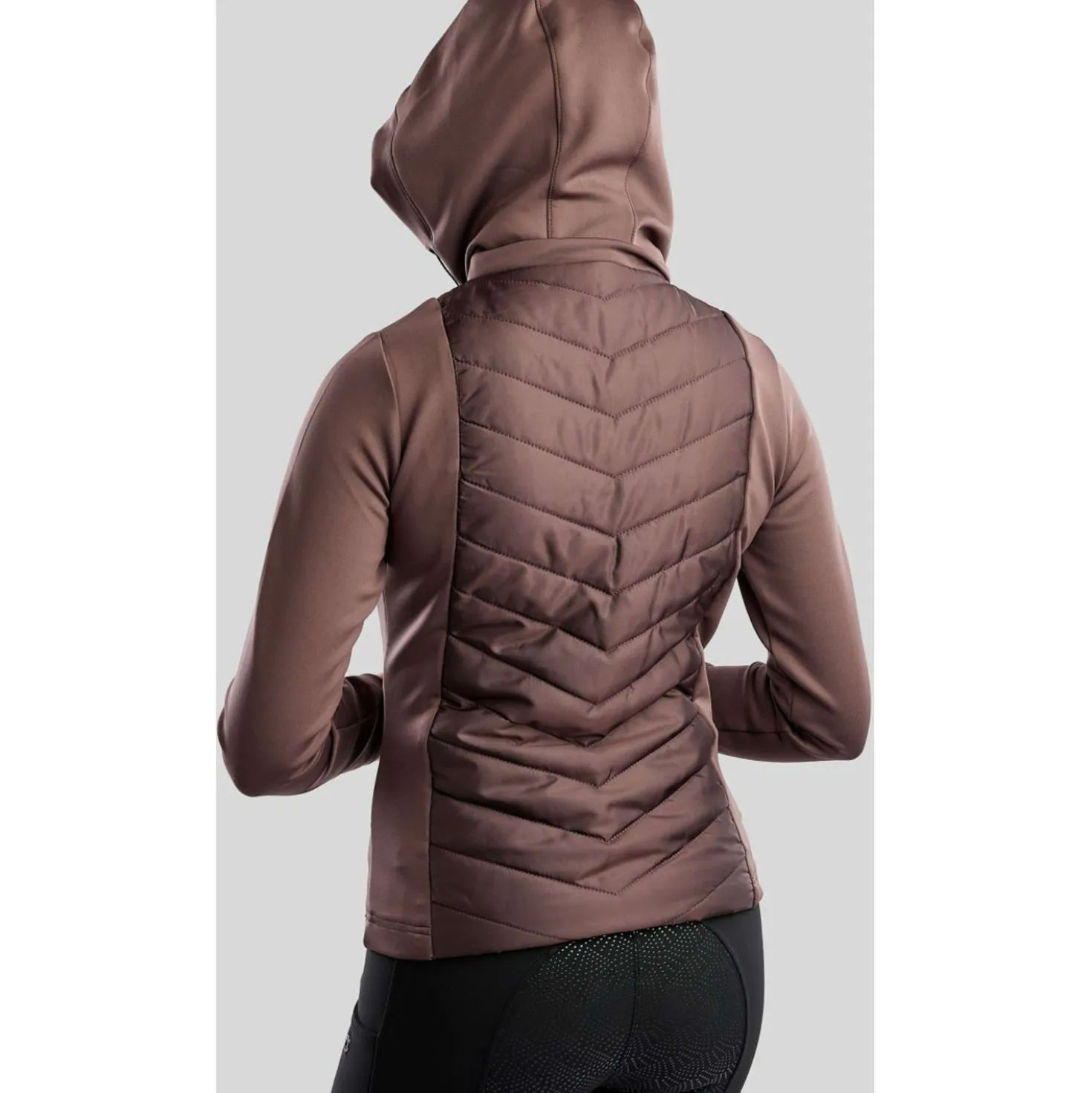 Montar Jack MoEverline Hybrid Detachable Hood Golden Quartz Crystals Black Peony