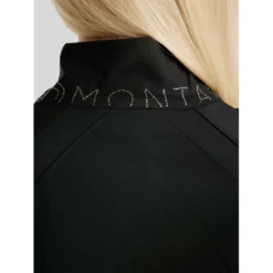 Montar Jack MoPearl Pintuck Gun Metal Crystals Zwart