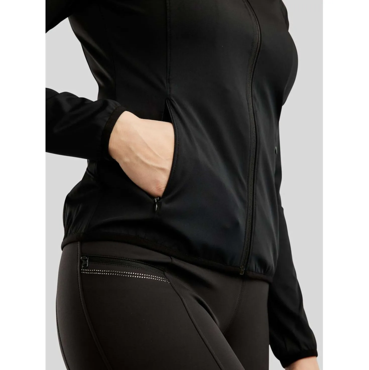 Montar Jack MoPearl Pintuck Gun Metal Crystals Zwart