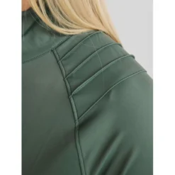 Montar Jack MoPearl Pintuck Gun Metal Crystals Jade