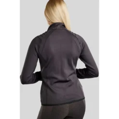 Montar Jack MoPearl Pintuck Gun Metal Crystals Slate Grey
