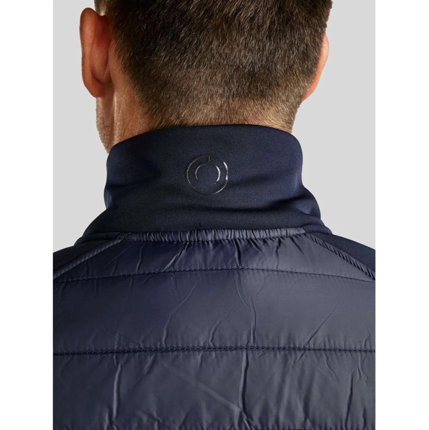 Montar Jas Emanuel Quilt Unisex Donkerblauw