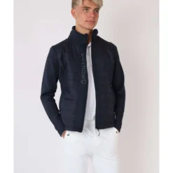 Montar Jas Emanuel Quilt Unisex Donkerblauw
