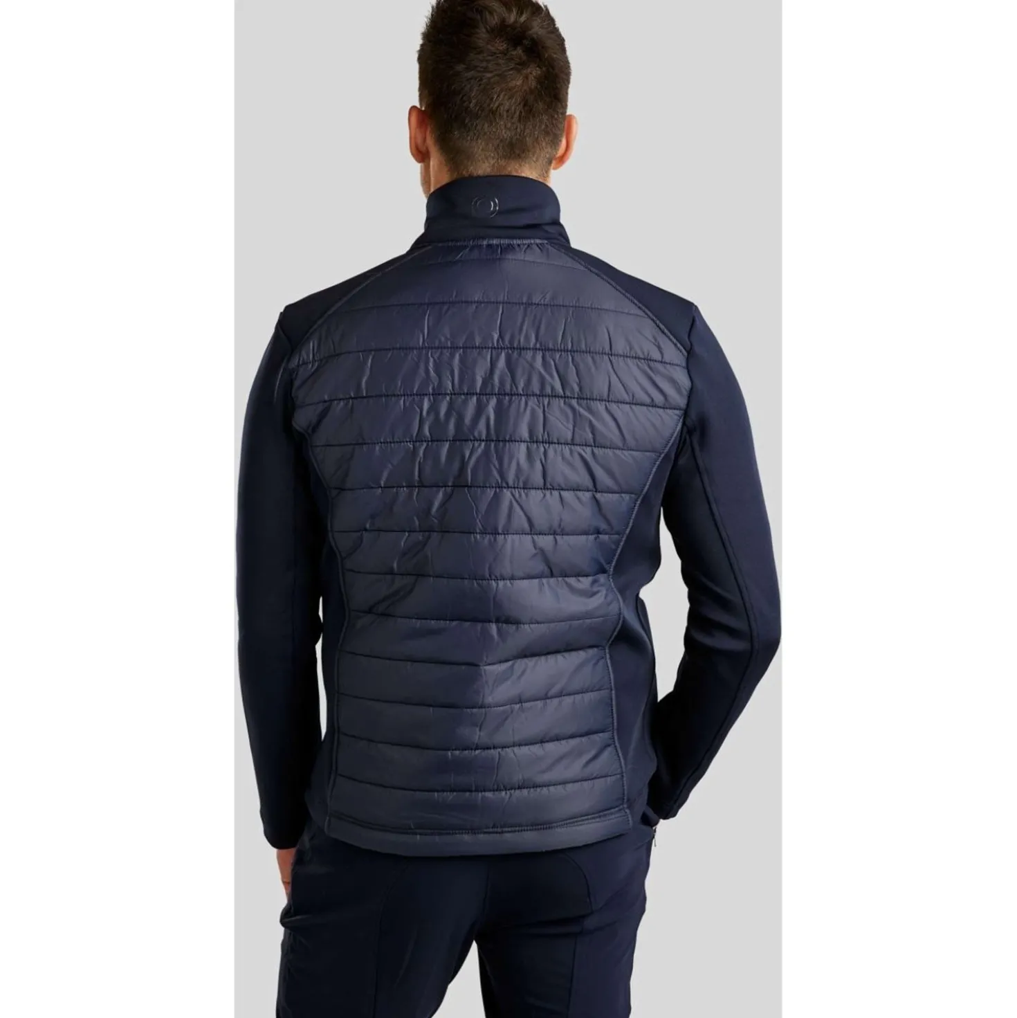 Montar Jas Emanuel Quilt Unisex Donkerblauw
