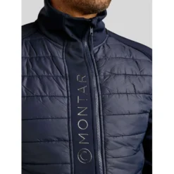 Montar Jas Emanuel Quilt Unisex Donkerblauw