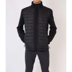 Montar Jas Emanuel Quilt Unisex Zwart