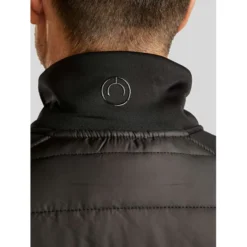 Montar Jas Emanuel Quilt Unisex Zwart