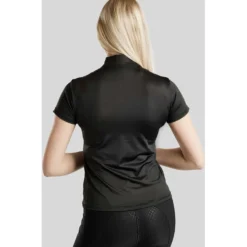 Montar Poloshirt Everly Crystal Logo Zwart