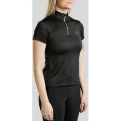 Montar Poloshirt Everly Crystal Logo Zwart