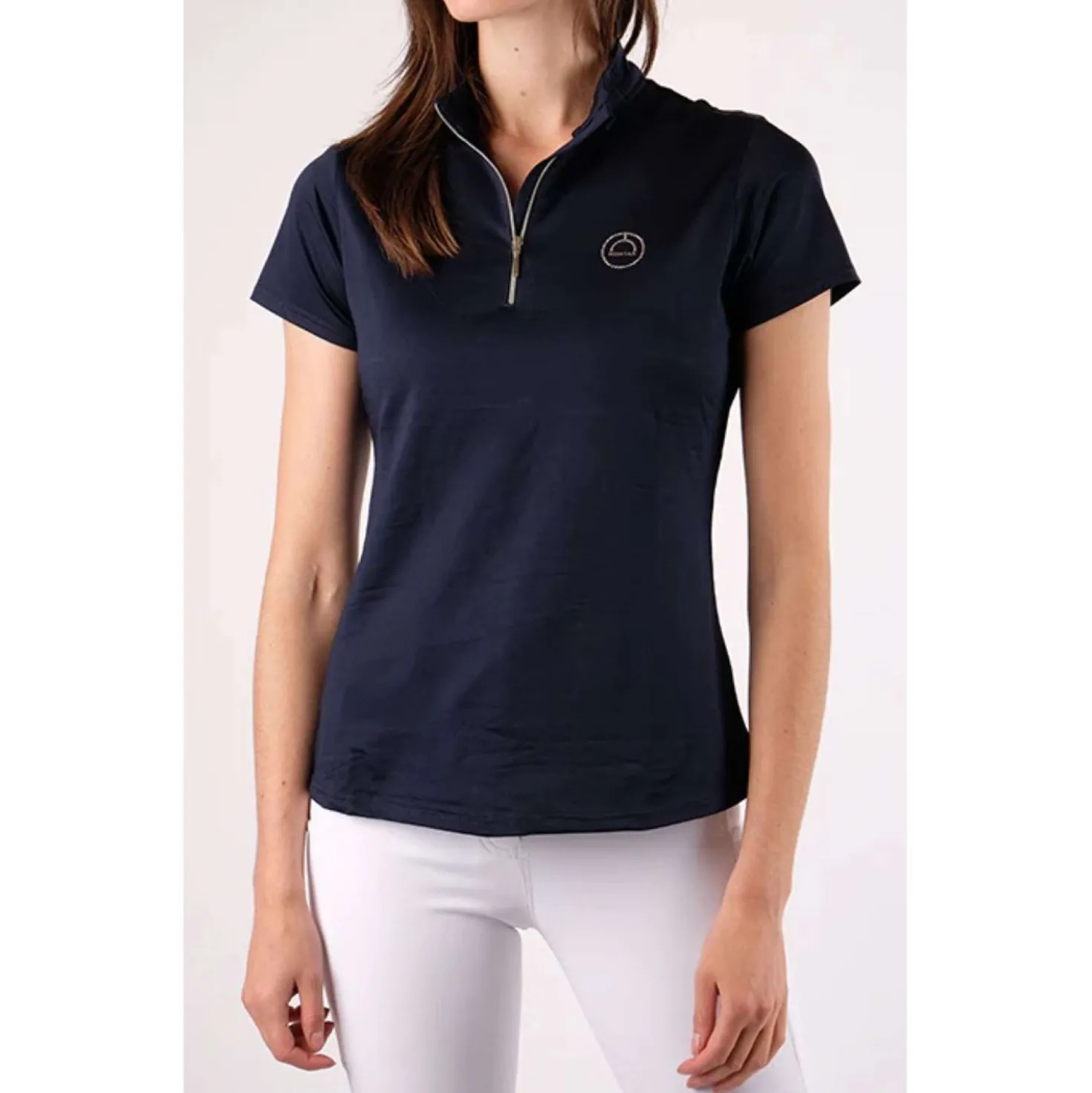 Montar Poloshirt Everly Crystal Logo Navy