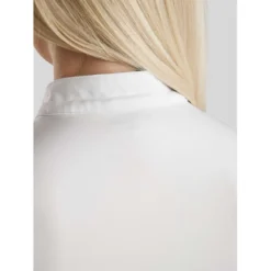 Montar Poloshirt Everly Crystal Logo Wit
