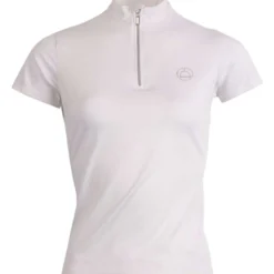 Montar Poloshirt Everly Crystal Logo Wit