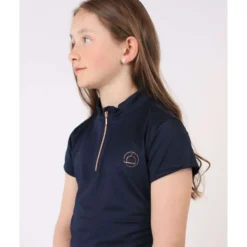 Montar Poloshirt Everly Rosegold Junior Navy