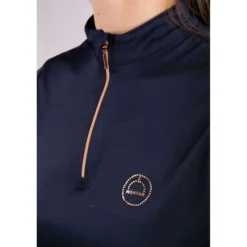 Montar Poloshirt Everly Rosegold Junior Navy