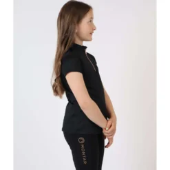Montar Poloshirt Everly Rosegold Junior Zwart