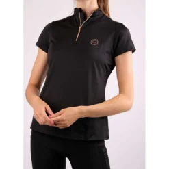 Montar Poloshirt Everly Rosegold Junior Zwart