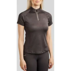 Montar Poloshirt MoLila Champagne Crystals Slate Grey