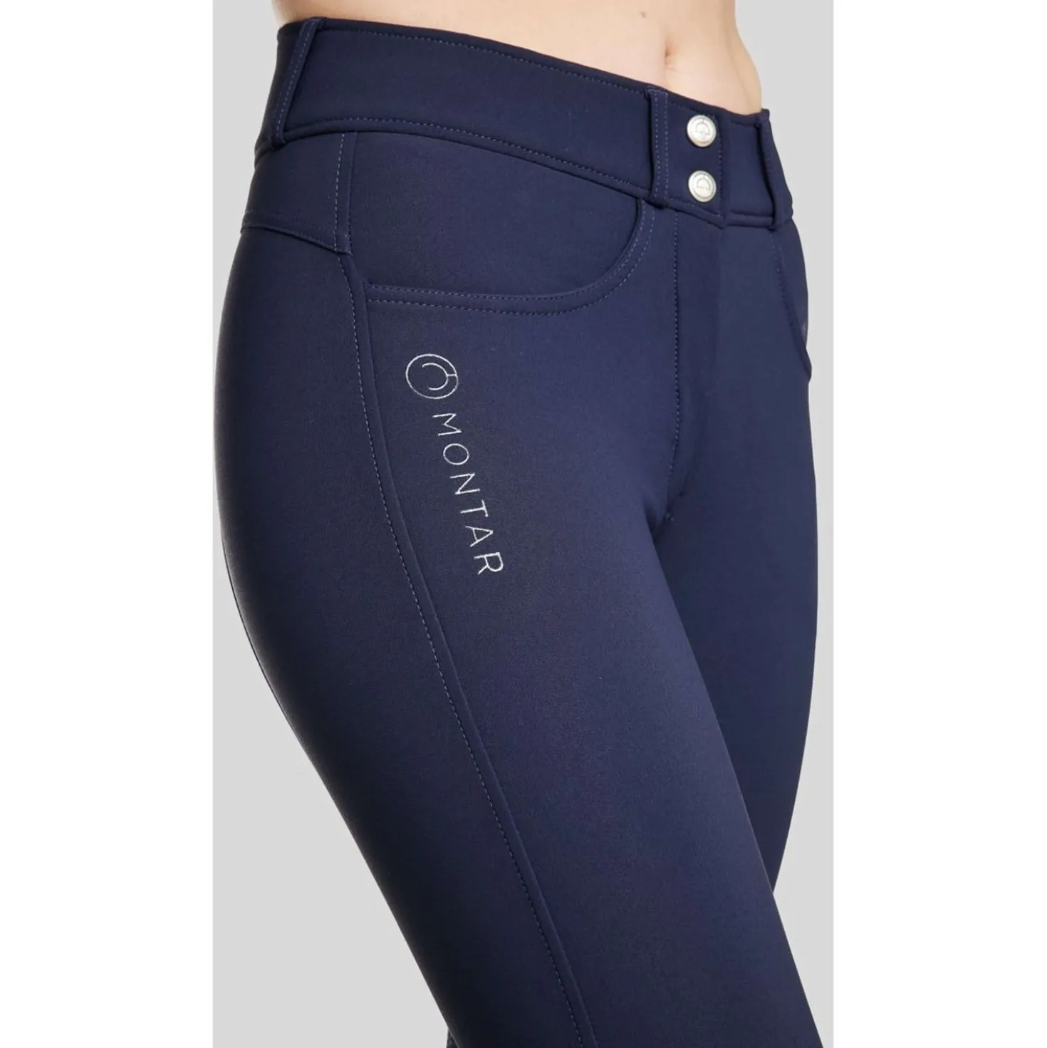 Montar Rijbroek Ess Megan Highwaist Full Grip Navy