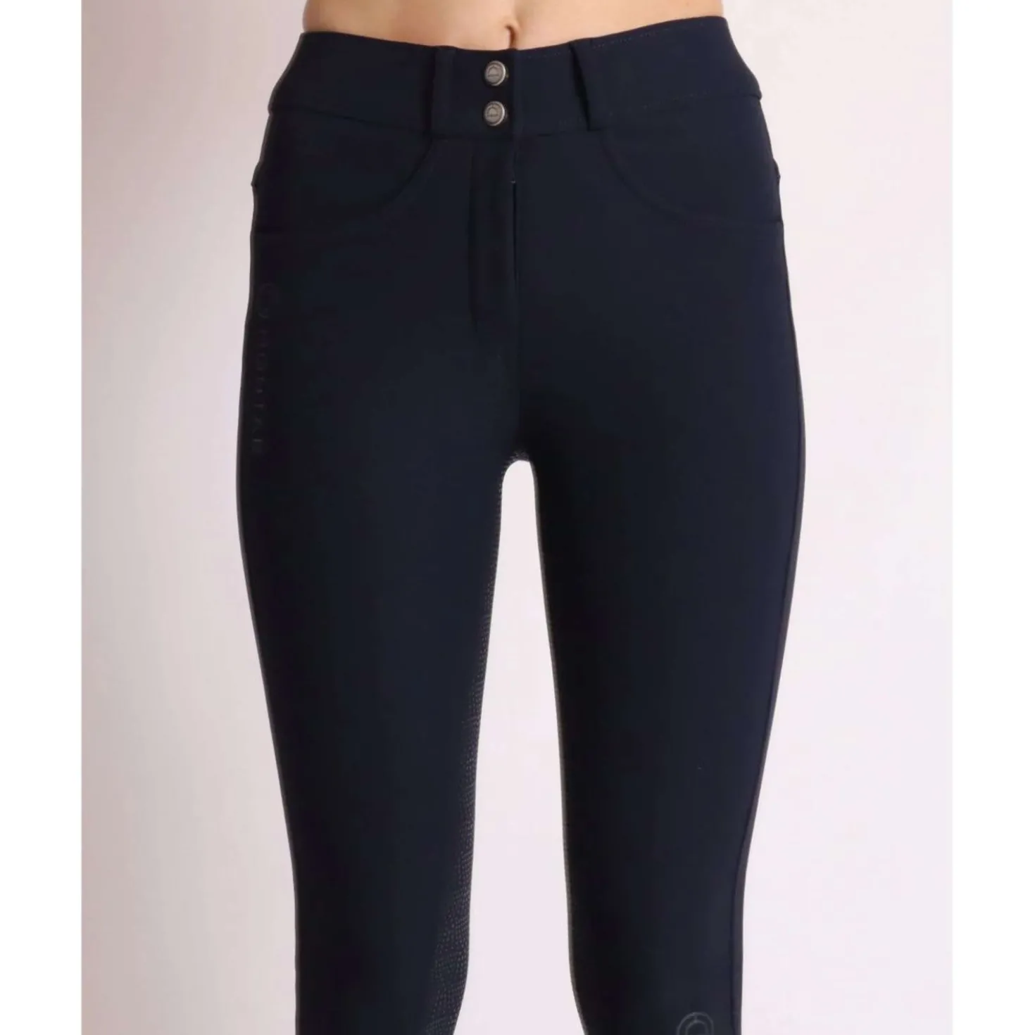 Montar Rijbroek Ess Megan High Waist Full Grip Dark Navy
