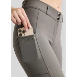 Montar Rijbroek Megan Full Grip Grijs