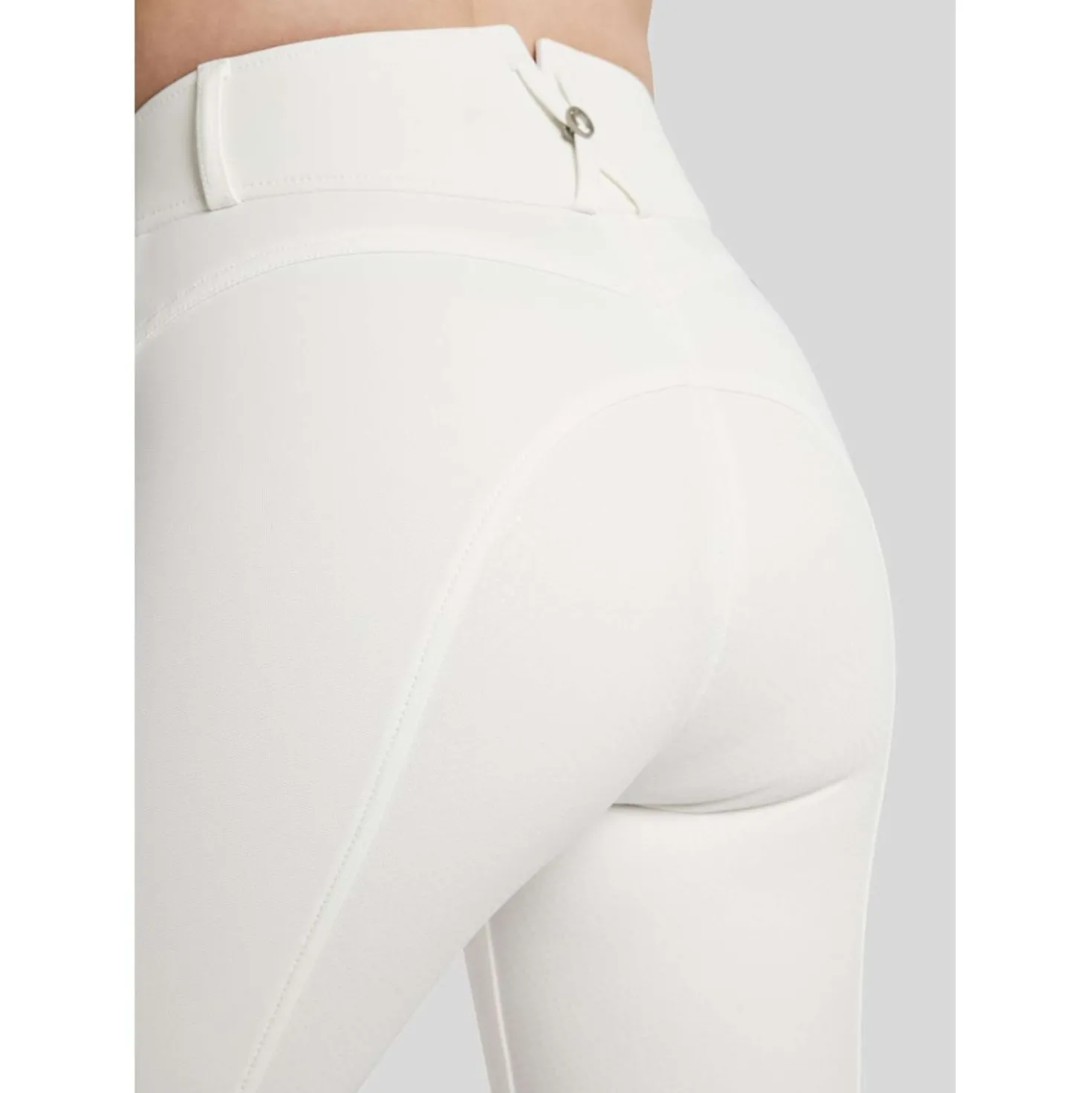 Montar Rijbroek Megan Yati Highwaist Full Grip Wit