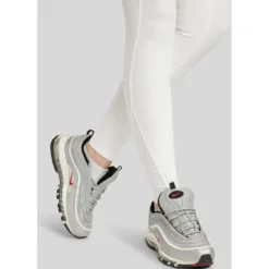 Montar Rijbroek Megan Yati Highwaist Full Grip Wit