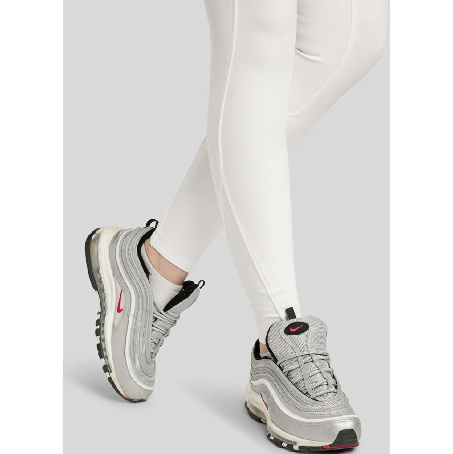 Montar Rijbroek Megan Yati Highwaist Full Grip Wit