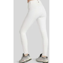 Montar Rijbroek Molly Rosegold Highwaist Full Grip Wit