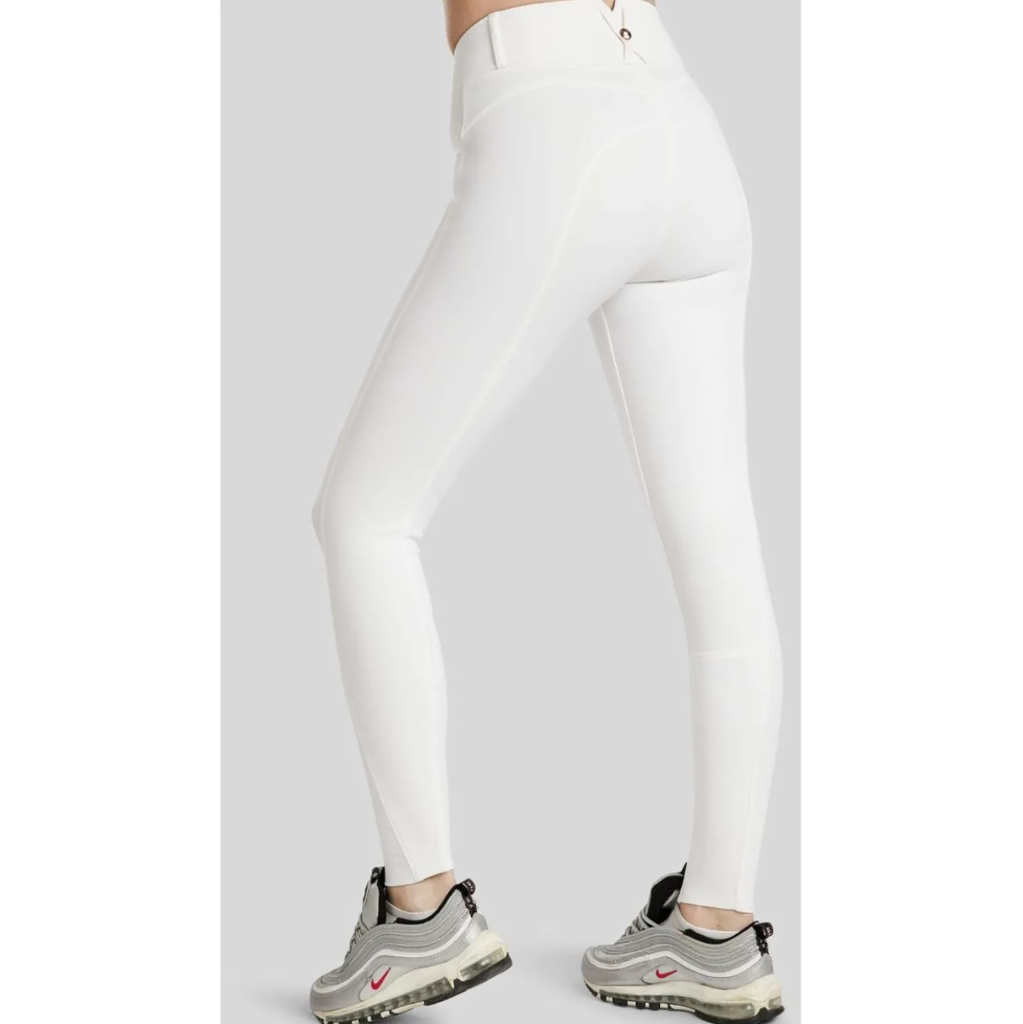 Montar Rijbroek Molly Rosegold Highwaist Full Grip Wit