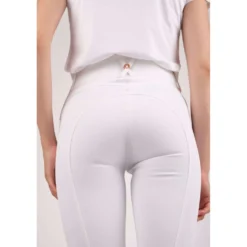 Montar Rijbroek Molly Rosegold Highwaist Full Grip Wit