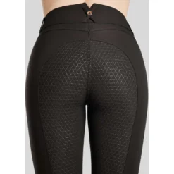 Montar Rijbroek Molly Rosegold Highwaist Full Grip Zwart