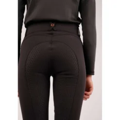 Montar Rijbroek Molly Rosegold Highwaist Full Grip Zwart