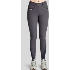 Montar Rijbroek Molly Rosegold Highwaist Full Grip Navy