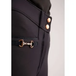 Montar Rijbroek Molly Rosegold Highwaist Full Grip Navy