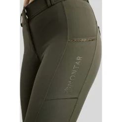 Montar Rijbroek MoVeronica Golden Quartz Full Grip Forest Green
