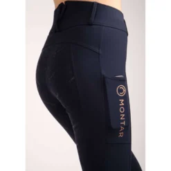 Montar Rijlegging Michelle Rosegold Logo Navy