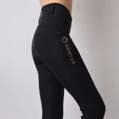 Montar Rijlegging Michelle Rosegold Logo Zwart